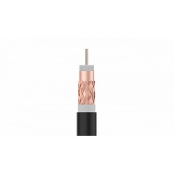 Cable coaxial T100 PE negro